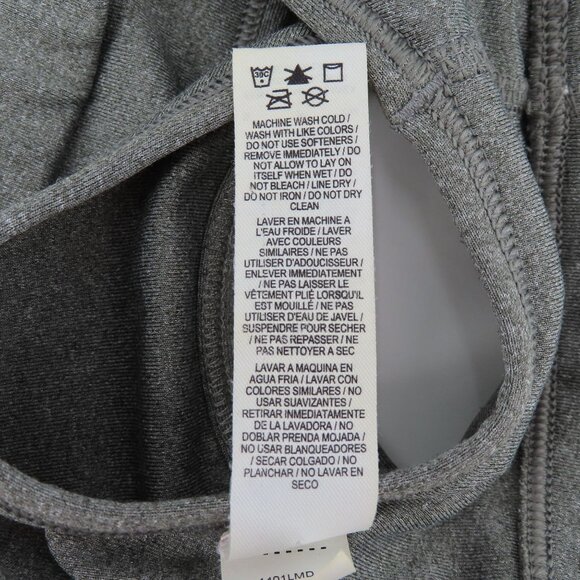 Nike Pro Womens Small Gray Grey Racerback Wireless Sports Bra Dri Fit Black Logo - Picture 8 of 10
